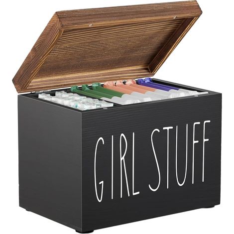 Organisateur de tampons pour salle bain Récipient rangement féminin , porte-tampons hygiénique , , m