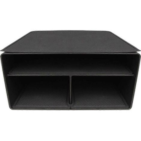 Boîte de rangement pour la commande centrale compatible avec Q5/Etron LHD (noire) (1/5)