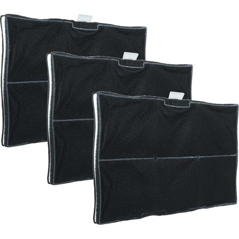 vhbw 3x Aktivkohlefilter Ersatz für Bosch DHZ5235, AS-AZKF9020, 00669659  für LZ52350, 00744077 für Dunstabzugshaube (1/5)