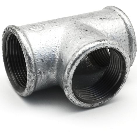 Verzinktes T-Stück für Hydraulik ab 1/2