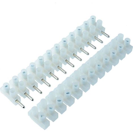 Connecteur électrique enfichable pour bornier 12 pôles et prise 6 A