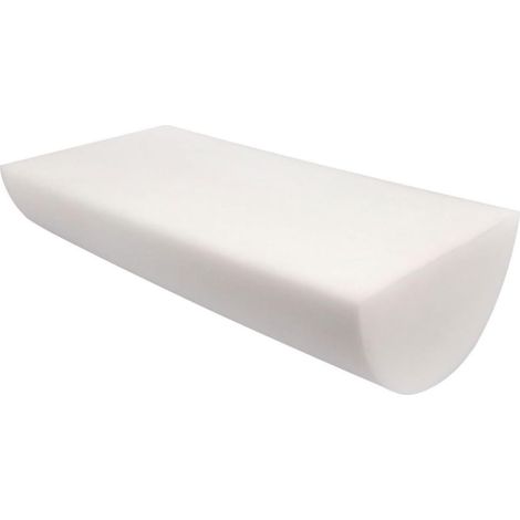 Repose-Pieds Plusieurs Styles Semi-cylindrique Ergonomique en Tissu Noir Coussin de Massage des Pieds Confortable Réduisant la Fatigue pour Bureau et Dortoir Plusieurs Styles (1/5)
