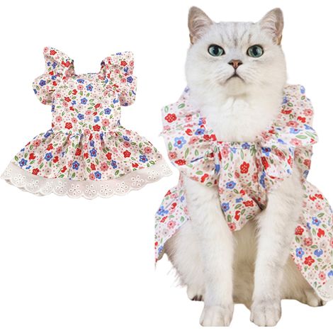 1 robe de chien en dentelle, motif ours, pour chiens et chats petits à moyens, idéale mariage et anniversaire (1/5)