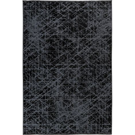Tapis gris relief 3d style vintage intérieur - 150 x 80 cm (1/4)