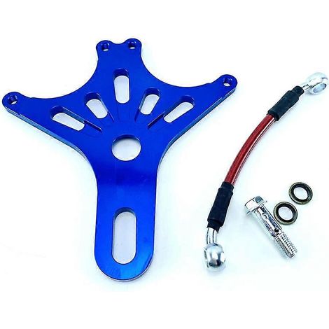 Support adaptateur d'étrier de frein arrière pour double frein RPM 84 mm pour scooter électrique RSZ M3 NIU N1S/UQI/U+B Refit - Code bleu, 1 jeu (1/5)