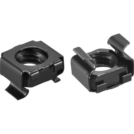 Ecrous à Cage à Encliqueter, Ecrou en Acier au Carbone M10 x 1,5 mm pour Armoire de Serveur 5 Pièces (1/5)