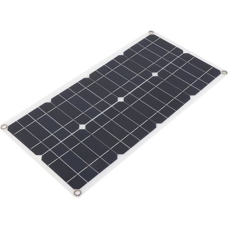 25W 18V Tragbares monokristallines Silizium-Solarpanel mit Dual-USB-Ladeanschluss für leichte Fahrzeuge wie Autos und Boote (1/5)
