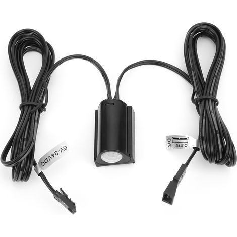 Détecteur infrarouge noir coque automatique éclairage couloir escalier lampe TDL-2031 (1/5)