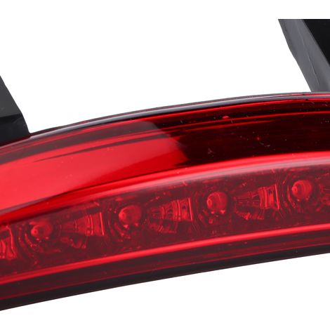 Rote LED-Rückleuchten am Rand des hinteren Kotflügels des Motorrads, passend für Harley Touring Sportster XL 883 1200. (1/5)