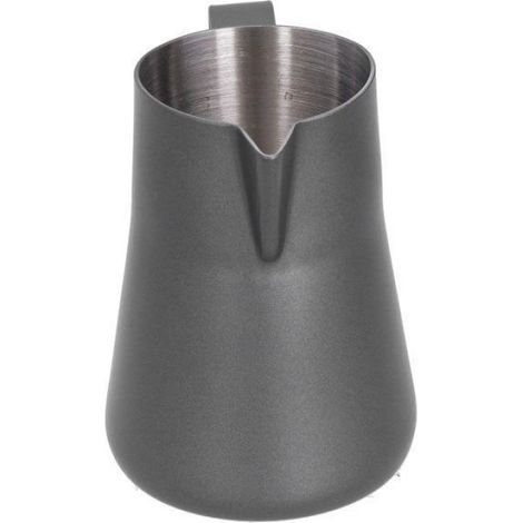 Tasse à mousser en acier inoxydable, pichet à mousser le café, pichet à mousser le lait avec long bec verseur (600 ml) Femeo (1/5)