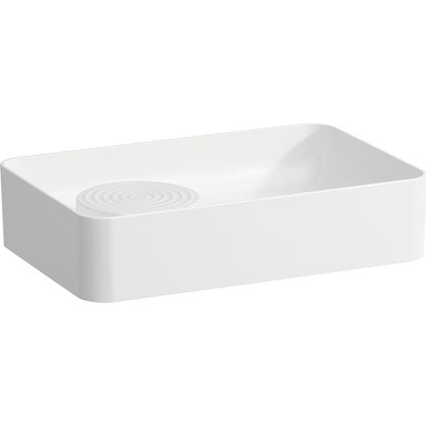 LAUFEN VAL lavabo bol, sin agujero para grifo, sin rebosadero, US