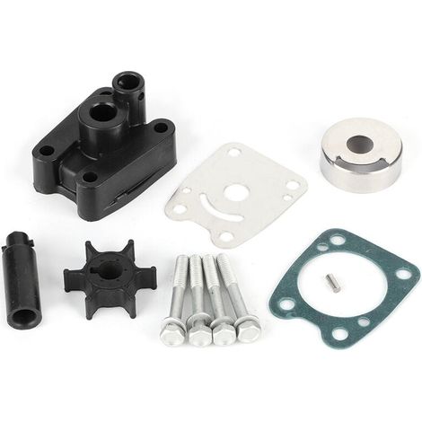 Kit de turbine de pompe à eau hors-bord accessoires de réparation adaptés pour Yamaha 4hp 5 hp 2 str hors-bord 4A 5C 6E0-W0078-A2 (1/4)