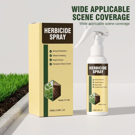 Ce désherbant agit sur les racines et les tiges des mauvaises herbes et convient à différents types de terrains, réduisant ainsi leur prolifération. Pulvériser uniformément. -- 100 ml (1/5)