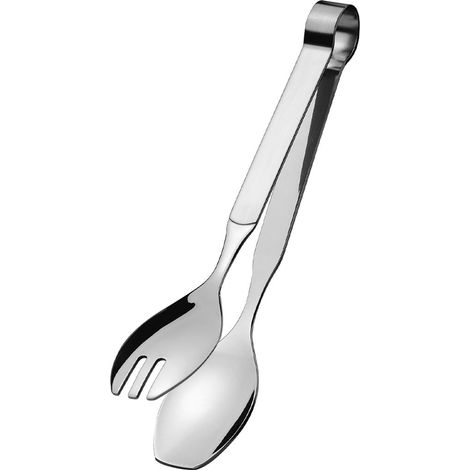 Pince de service  Pince pour pâtes et salades  Couverts de service passent au lave-vaisselle  Acier inoxydable 18/10  Satiné  Longueur 20 cm (1/5)