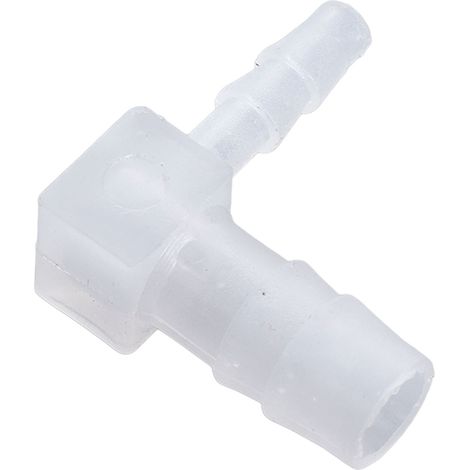 Lot de 10 unités à vendre : coude en plastique transparent de qualité alimentaire en forme de pagode à 90 degrés, 84 mm. (1/5)