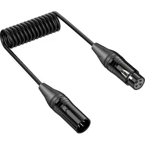 Câble flexible 3 broches mâle/femelle pour connexions de table de mixage et de microphones