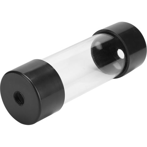 Réservoir d'eau cylindrique transparent pour système de refroidissement liquide d'ordinateur, 150 mm, filetage G1/4 (1/5)