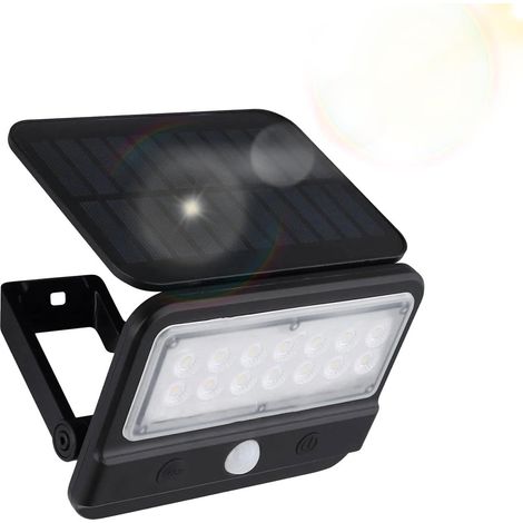 Éclairage Solaire Extérieur avec Capteur de Mouvement Angle large à 180 Lampes Jardin Solaires Pour cour, jardin, , terrasse (1/5)