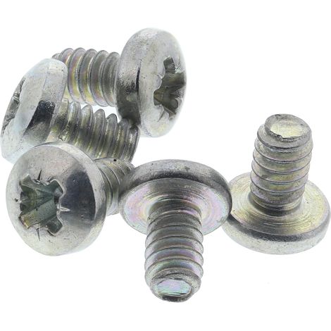 Vis à métaux RS PRO à tête Cylindrique Pozidriv en Acier, 3/16pouces ( Prix pour Sachet de 100 )