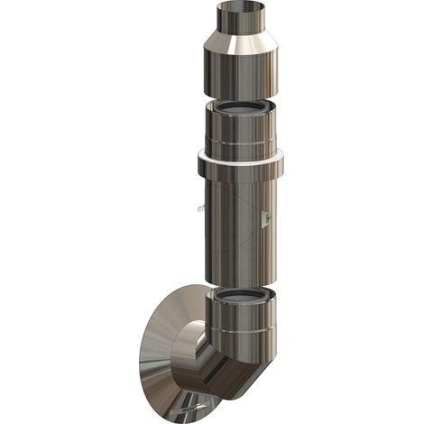 ATEC Basis-Set Außenwand DN110/160 Edelstahl, 703770