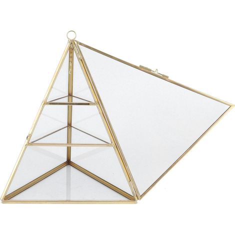 Support de rangement pour bijoux forme pyramide 3 niveaux présentoir décoratif pour boucles colliers bracelets (1/5)