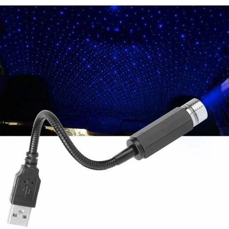 Éclairage intérieur de voiture à LED, ciel étoilé USB, lumière d'ambiance pour toit de voiture, bleu violet clair Odipie (1/5)