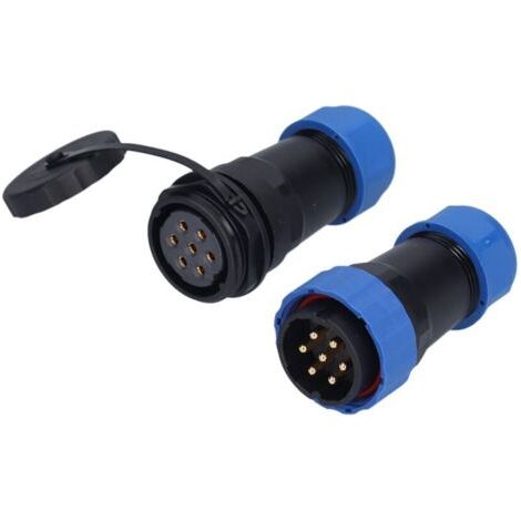 Connecteur Aviation 7 Broches Mâle Femelle Étanche Antioxydant Haute Performance pour Applications Diverses