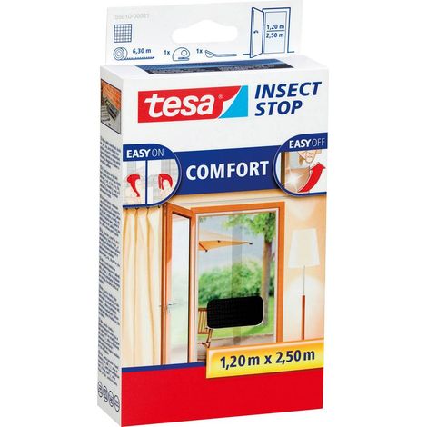 tesa COMFORT 55910-00021-00 Zanzariera per porte (L x A) 1200 mm x 2500 mm Antracite 1 pz. (1/5)