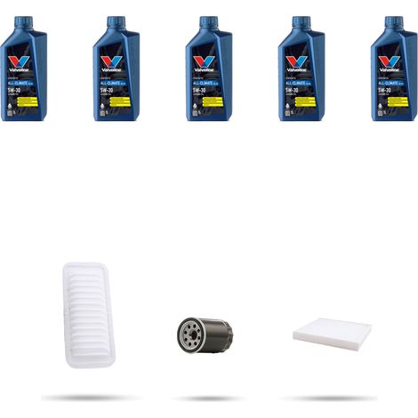 Kit tagliando 3 FILTRI e 5L OLIO compatibile con Citroen C4 Aircross 1.6 86kw dal 2012 (1/5)
