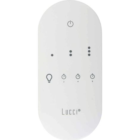 Lucci Touch White Ceiling Fan Radio Remote Control