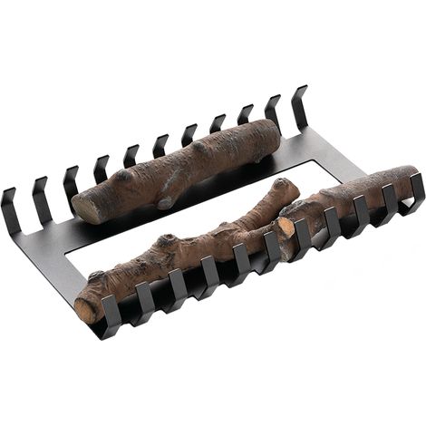 Planika – SENSO GRATE+LOGS, juego de troncos decorativos con rejilla para chimenea de bioetanol, para un efecto de llama más realista y natural.