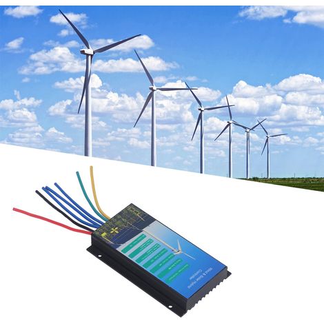 Hybrid-Wind-Solar-Regler für Windkraftanlagen, maximale Leistung 1000 W (Wind) und 500 W (Solar), 12/24 V (1/5)