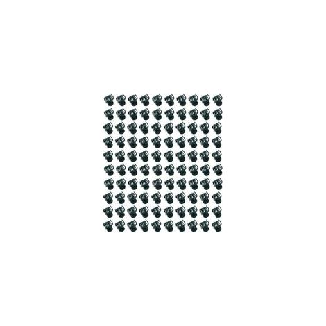 Lot de 100 mini pinces à orchidées en plastique, clips de support pour plantes de jardin, clips droits faciles à utiliser, clips de support durables pour tiges, vignes, fleurs de jardin (1/4)