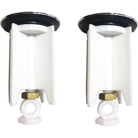2 bouchons de lavabo Bouchon de lavabo universel 40mm Bouchon de lavabo Bouchon de lavabo de salle de bain Bouchon de vidange réglable en hauteur pour vidange de lavabo et bidet