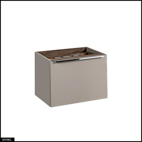 Meuble sous vasque - 60 cm - 2 tiroirs - BOLD TAUPE (1/5)