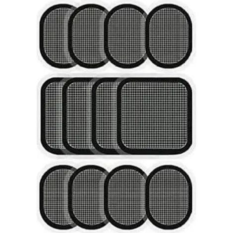 12Pcs Électrode de Ceinture,Compatible avec Abs Series, Électrode de Rechange pour Ceintures Musculation Abdo (1/5)