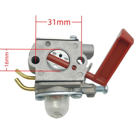 Vergaser C1U-H47 UT-20763 UT-20772 UT-20747 909-102 Luftgebläse für Zweitaktmotor-Drosselklappengehäuse, gewährleistet gleichmäßige Kraftstoffzerstäubung.