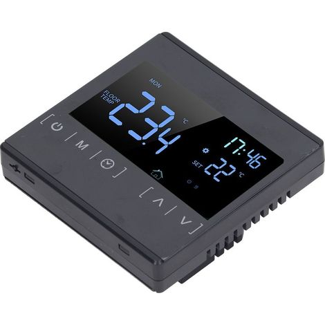 Thermostat numérique Programmable, écran tactile intelligent, pour salle de cuisson de la sueur, AC85V à 250V (1/5)