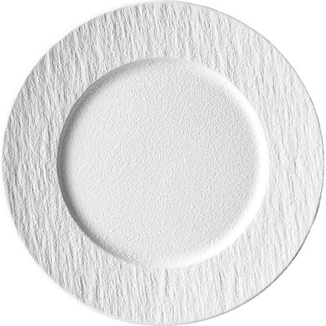 Assiette à salade, à dessert et à steak en céramique, 21,5 cm (8,5 pouces), idéale pour la cuisine et les repas. (1/5)