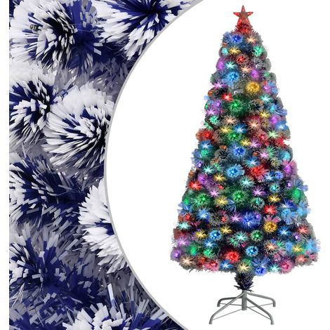 Künstlicher Weihnachtsbaum mit Beleuchtung 120 cm Glasfaser