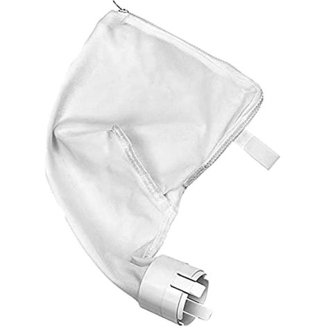 Swimming Pool Filter Bag, Swimming Pool Cleaning Bags, Replacement Zippered Nylon Filter Bag for 280 480 for Pool Cleaner Parts (White) (1/5)