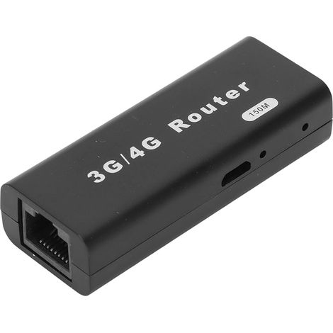Mini routeur WiFi 3G, point d'accès sans fil, carte réseau, modem 3G USB 150 Mbps RJ45, hotspot WiFi USB pour iOS et Android (1/4)