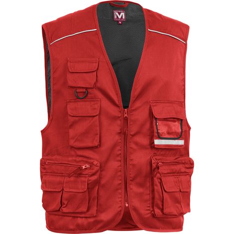 GILET POWER ROSSO