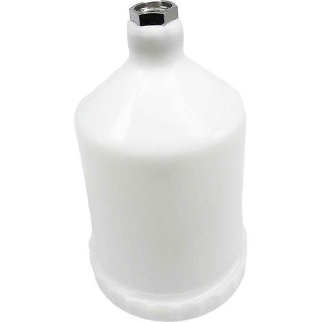 Godet de peinture pour pulvérisateur pneumatique à gravité, durable, à filetage interne, pour outil de pulvérisation pneumatique. Pot de peinture.-600ml (1/5)