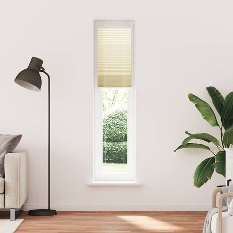Maison Exclusive - Tenda Plissettata Crema 50x200 cm Larghezza Tessuto 49,4 cm