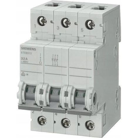 Interruttore modulare Siemens 5te2413-0 40A 3 poli (1/3)
