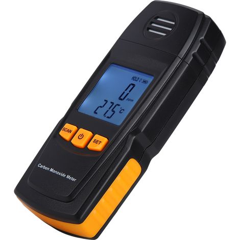 Détecteur de monoxyde de carbone numérique LCD GM8805 avec alarme et haute précision pour les tests de gaz (1/5)