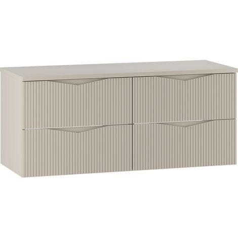 Meuble sous-vasque 120cm plan de toilette Tao Cachemire
