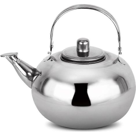 Théière de camping compacte et portable en acier inoxydable de 18 cm : un indispensable pour les randonneurs (1/5)