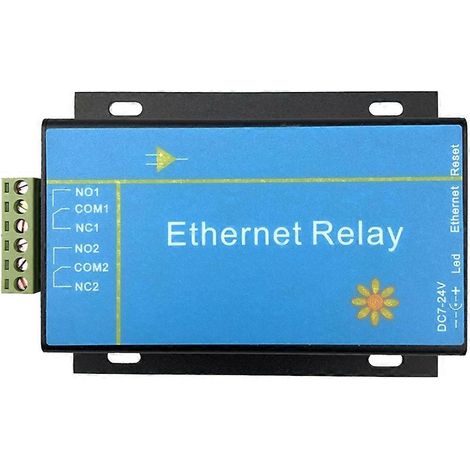 Bidirektionales Ethernet-Netzwerk-Relaismodul, IP-Fernzugriffscontroller, Modbus-kompatibel, für Smart-Home- und Industrieanwendungen (1/5)